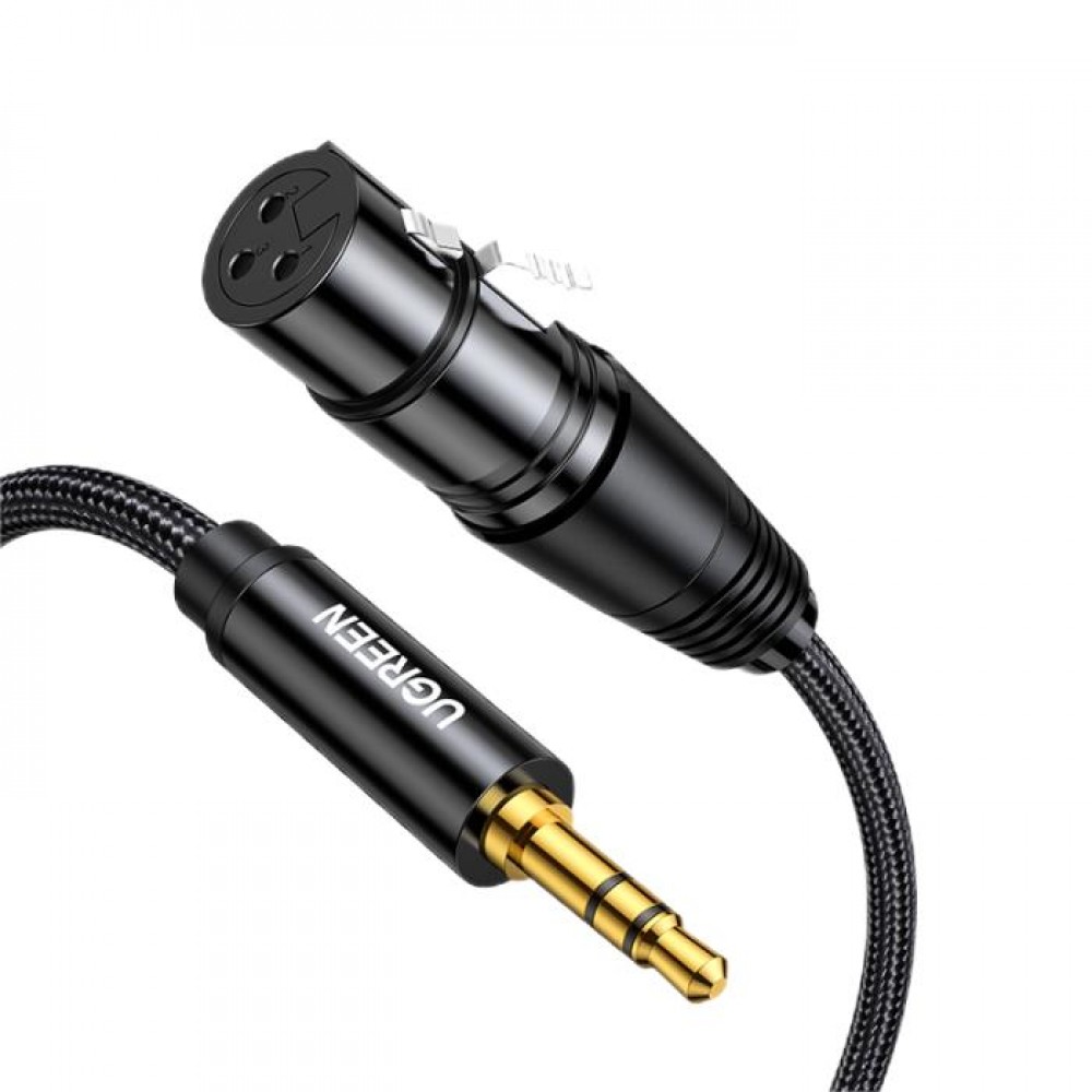 Kαλώδιο Ήχου XLR σε 3.5mm F/M UGREEN AV182 20244 2m Kαλώδιο Ήχου XLR σε 3.5mm F/M UGREEN AV182 20244 2m