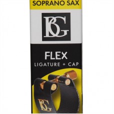 BG Σφιγκτήρας & Kαπάκι Flex για Σοπράνο  Σαξόφωνο