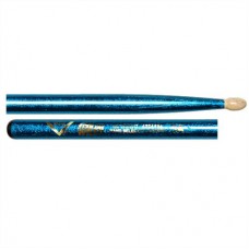 VATER Color Wrap 5A Blue Sparkle Wood Μπαγκέτες