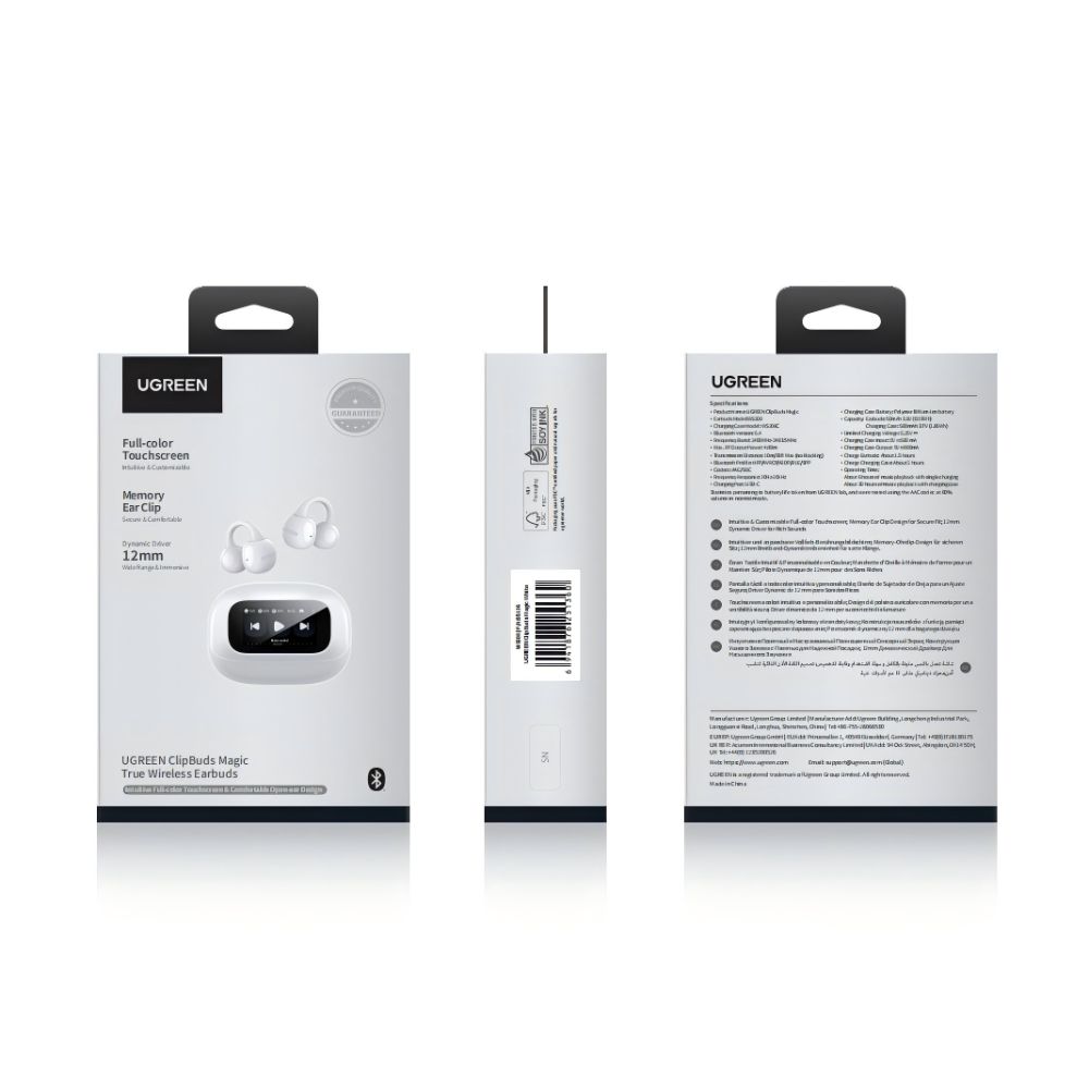 Ακουστικά Open Ear Wireless BT UGREEN WS208 55136 Λευκό Ακουστικά Open Ear Wireless BT UGREEN WS208 55136 Λευκό