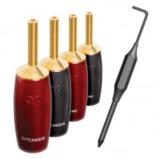 AUDIOQUEST 500 SERIES BANANA GOLD 4 ΤΕΜΑΧΙΑ