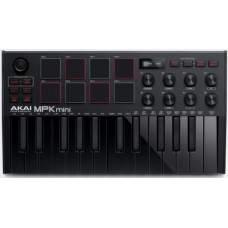 AKAI MPK Mini Black mkIII Midi Keyboard 25 Πλήκτρων