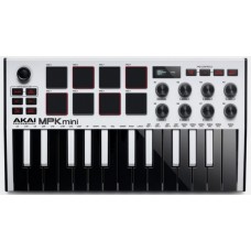 AKAI MPK Mini White mkIII Midi Keyboard 25 Πλήκτρων