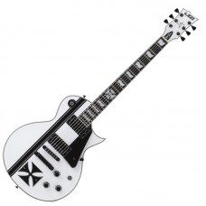 ESP LTD IRON CROSS SNOW WHITE