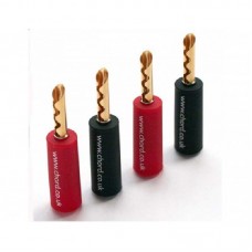 CHORD SCREW TYPE BANANA PLUG SET 4 ΤΕΜΑΧΙΩΝ