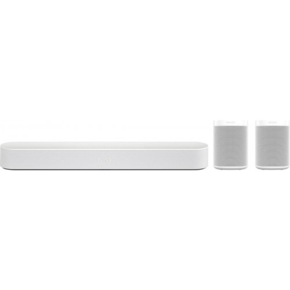 SONOS 5.0 SURROUND SET WITH SONOS BEAM (gen2) & ONE SL WHITE SONOS 5.0 SURROUND SET WITH SONOS BEAM (gen2) & ONE SL WHITE
