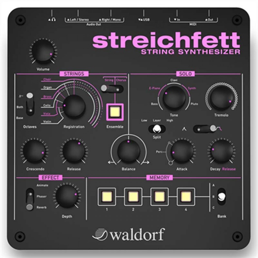WALDORF STREICHFETT STRING SYNTHESIZER WALDORF STREICHFETT STRING SYNTHESIZER