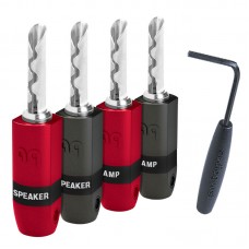 AUDIOQUEST SUREGRIP-300 BFA-BANANAS SILVER PLATED 4 ΤΕΜΑΧΙΑ