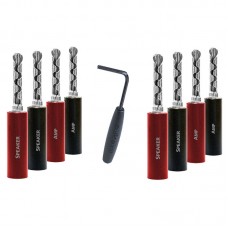 AUDIOQUEST SUREGRIP-100 BFA BANANAS SILVER PLATED 8 ΤΕΜΑΧΙΑ