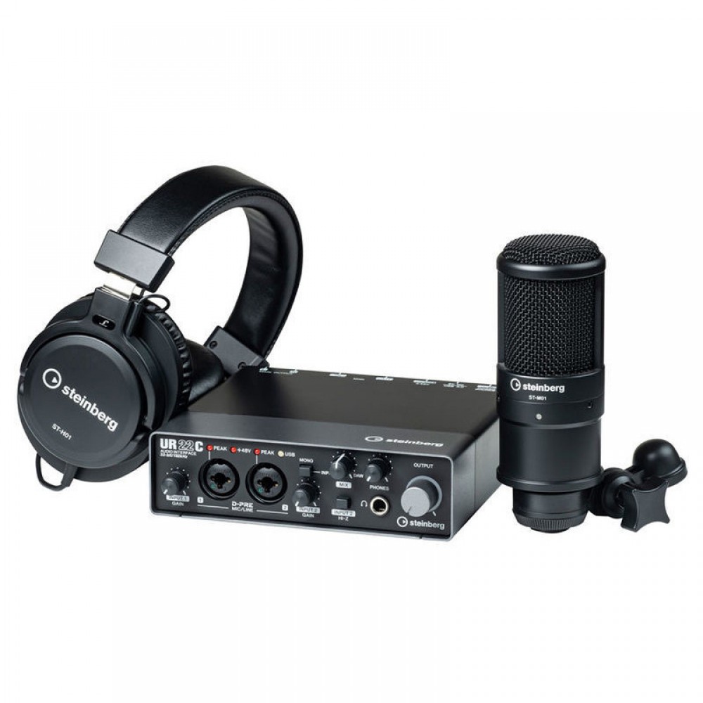 STEINBERG UR-22C RECORDING PACK ΟΛΟΚΛΗΡΩΜΕΝΟ ΠΑΚΕΤΟ ΗΧΟΓΡΑΦΗΣΗΣ
