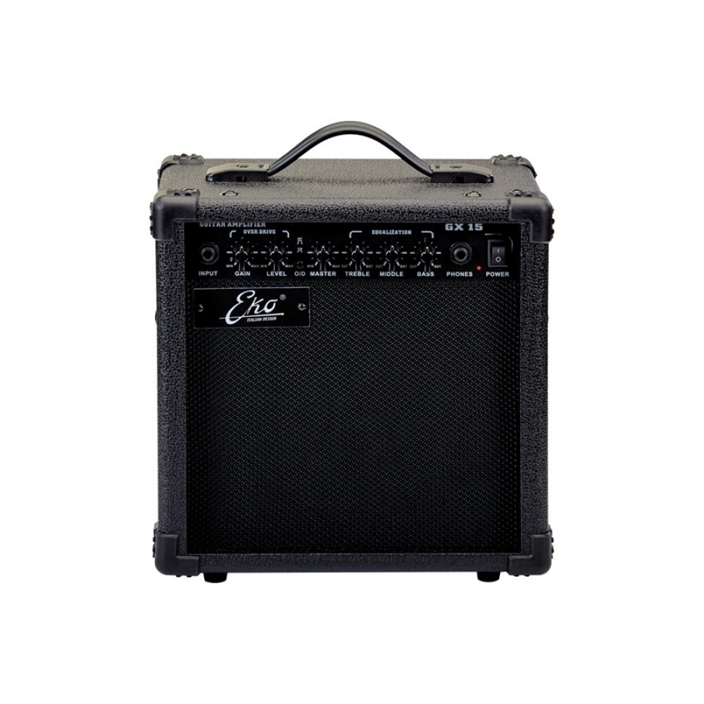 EKO GUITARS EG11 BLACK PACK | Σετ Ηλεκτρικής Κιθάρας Τύπου Stratocaster, Μαύρη