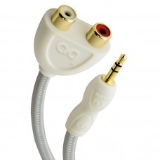 Audioquest FLX-Mini/RCA Adaptor (JACK MALE - 2x RCA FEMALE)