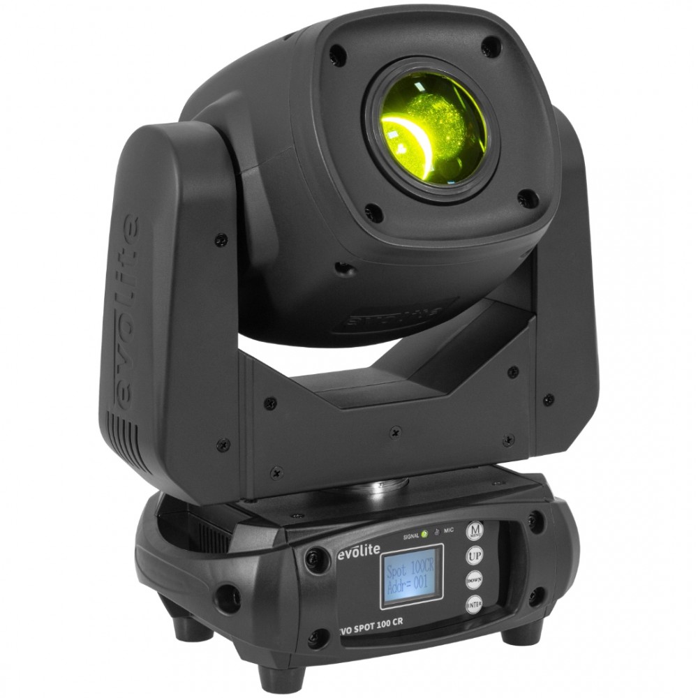 EVOLITE EVO SPOT 100CR | Κινούμενη Κεφαλή Spot 100W Led EVOLITE EVO SPOT 100CR | Κινούμενη Κεφαλή Spot 100W Led