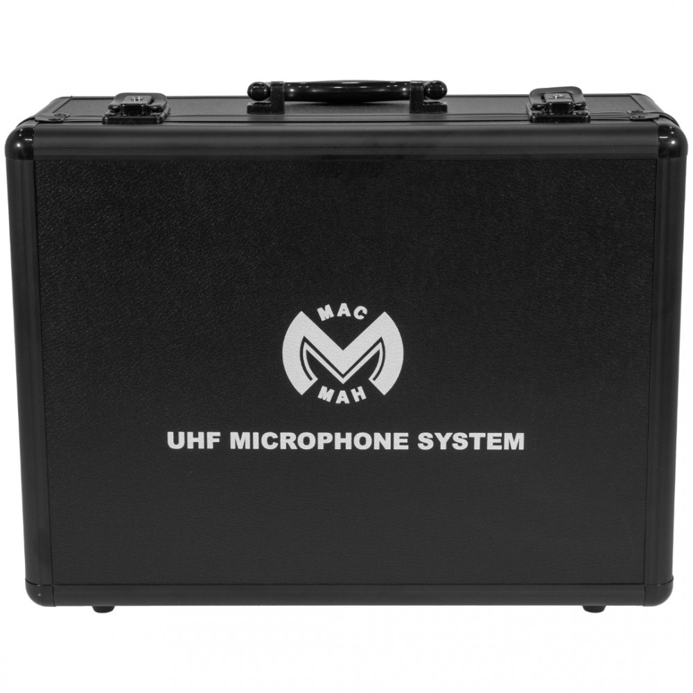 MAC MAH UHF 2000M Σετ 2x Ασύρματα Μικρόφωνα Χειρός UHF 640-690MHz με Δέκτη MAC MAH UHF 2000M Σετ 2x Ασύρματα Μικρόφωνα Χειρός UHF 640-690MHz με Δέκτη