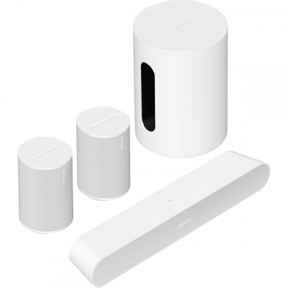 Sonos SET Ray & 2x One SL + SUB Mini WHITE Sonos SET Ray & 2x One SL + SUB Mini WHITE