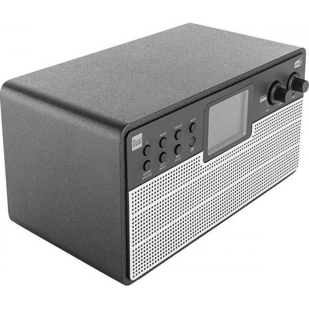 Dual Radiostation IR 100 Internet desk radio DAB+, FM Bluetooth, Wi-Fi, Internet radio Black Dual Radiostation IR 100 Internet desk radio DAB+, FM Bluetooth, Wi-Fi, Internet radio Black