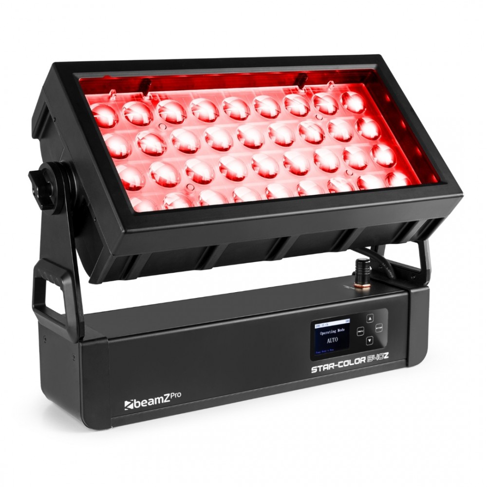 BeamZPro STARCOLOR540Z | Αρχιτεκτονικός Προβολέας 36x15W LED RGBW με zoom 7°x58°, IP65, WDMX & Backlight