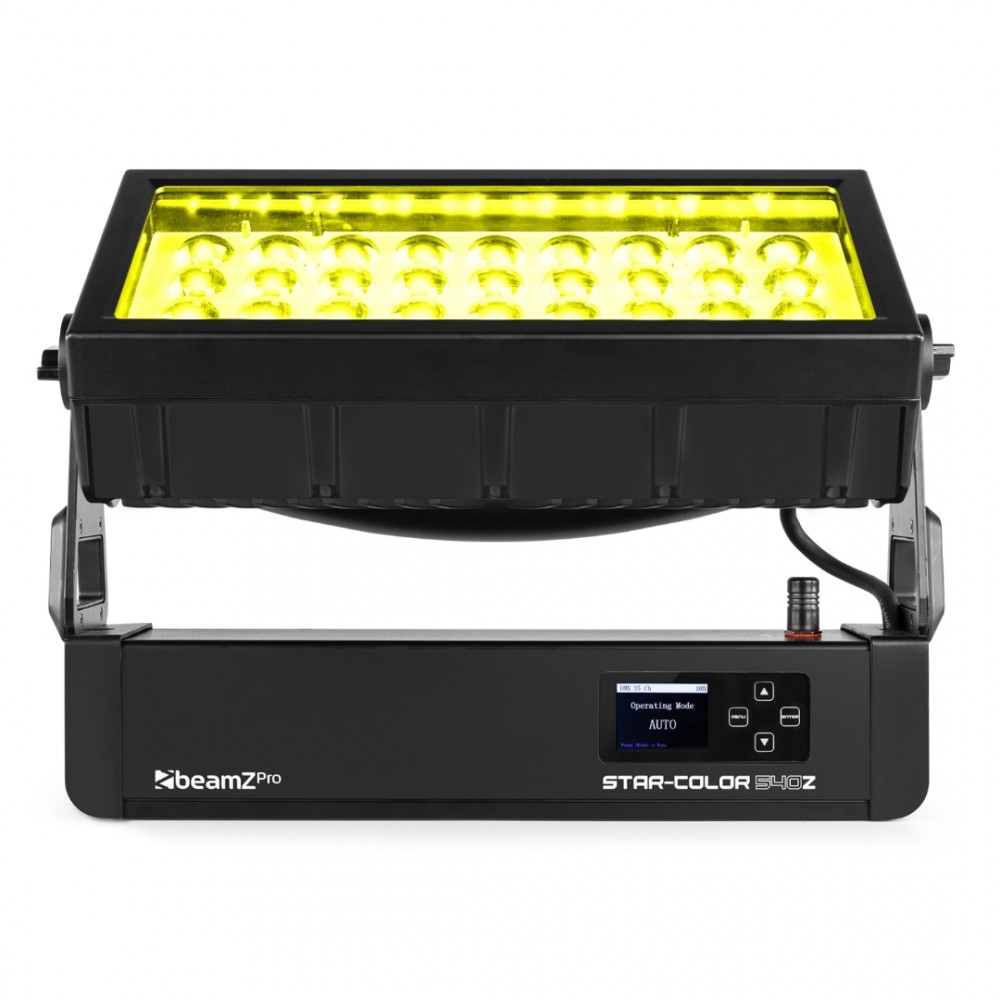 BeamZPro STARCOLOR540Z | Αρχιτεκτονικός Προβολέας 36x15W LED RGBW με zoom 7°x58°, IP65, WDMX & Backlight