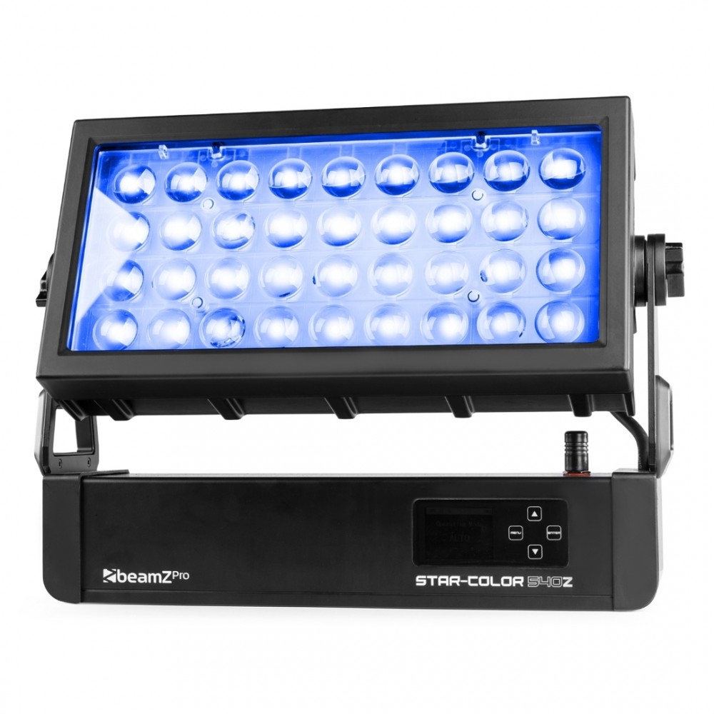 BeamZPro STARCOLOR540Z | Αρχιτεκτονικός Προβολέας 36x15W LED RGBW με zoom 7°x58°, IP65, WDMX & Backlight