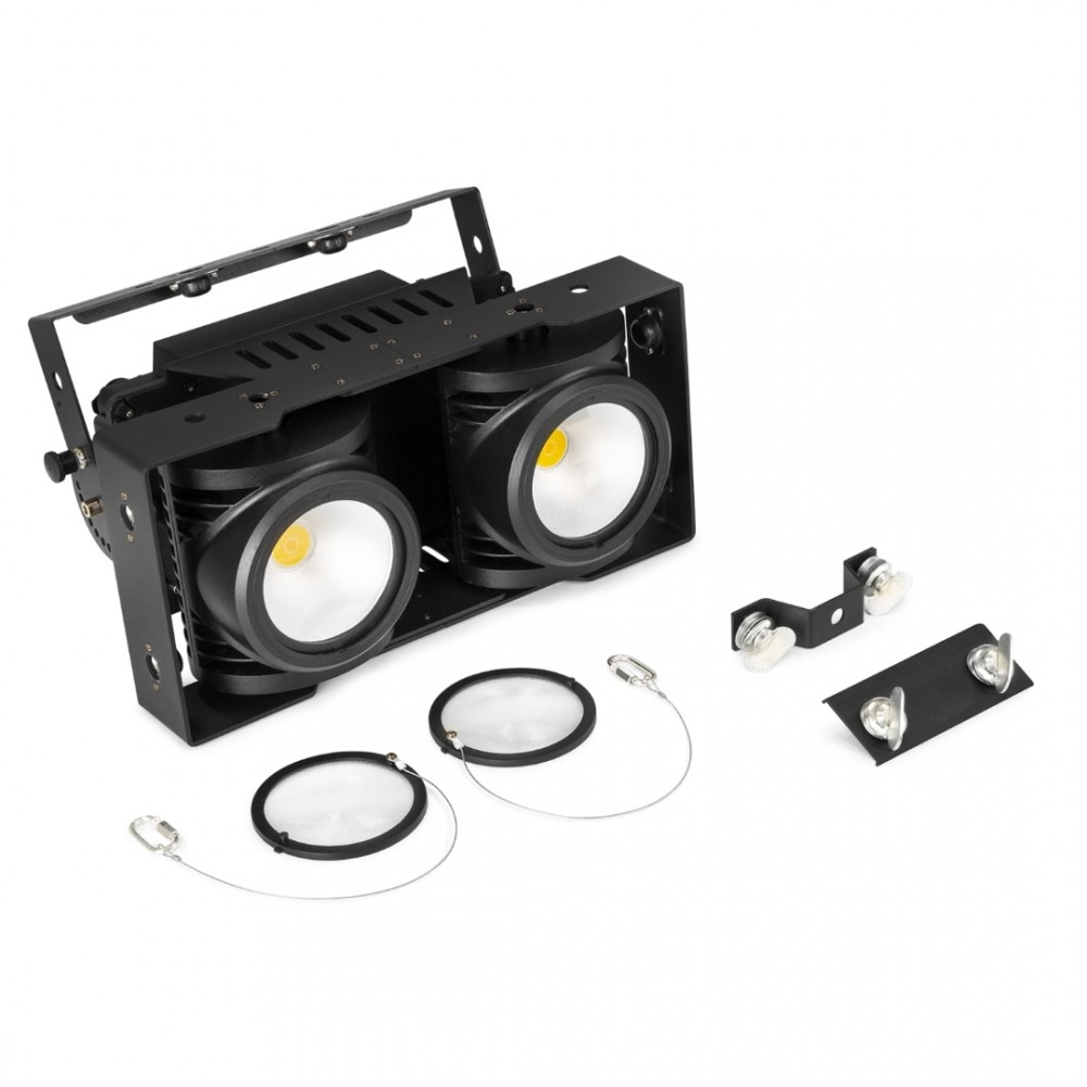 BeamZPro SB220IP | Αδιάβροχο Stage Blinder 2x105W WW/Amber COB, IP65