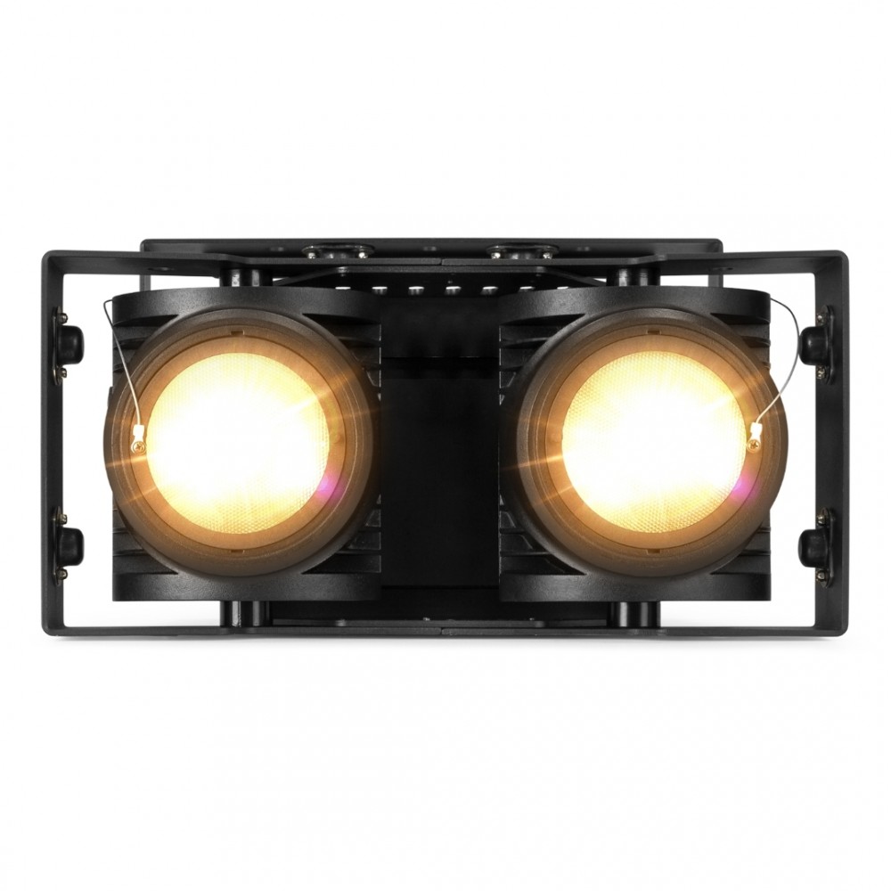 BeamZPro SB220IP | Αδιάβροχο Stage Blinder 2x105W WW/Amber COB, IP65
