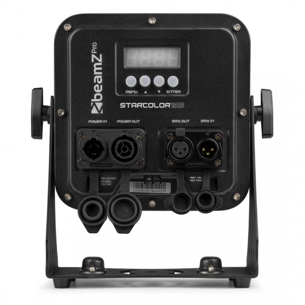 BeamZPro STARCOLOR135 | LED Flood Light 16x8W, IP65,RGBA, 16°x21°