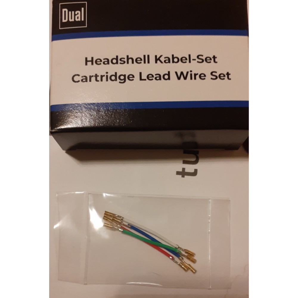 DUAL HEAD SHELL CABLE SET Gold pins DUAL HEAD SHELL CABLE SET Gold pins