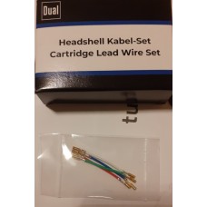 DUAL HEAD SHELL CABLE SET Gold pins DUAL HEAD SHELL CABLE SET Gold pins