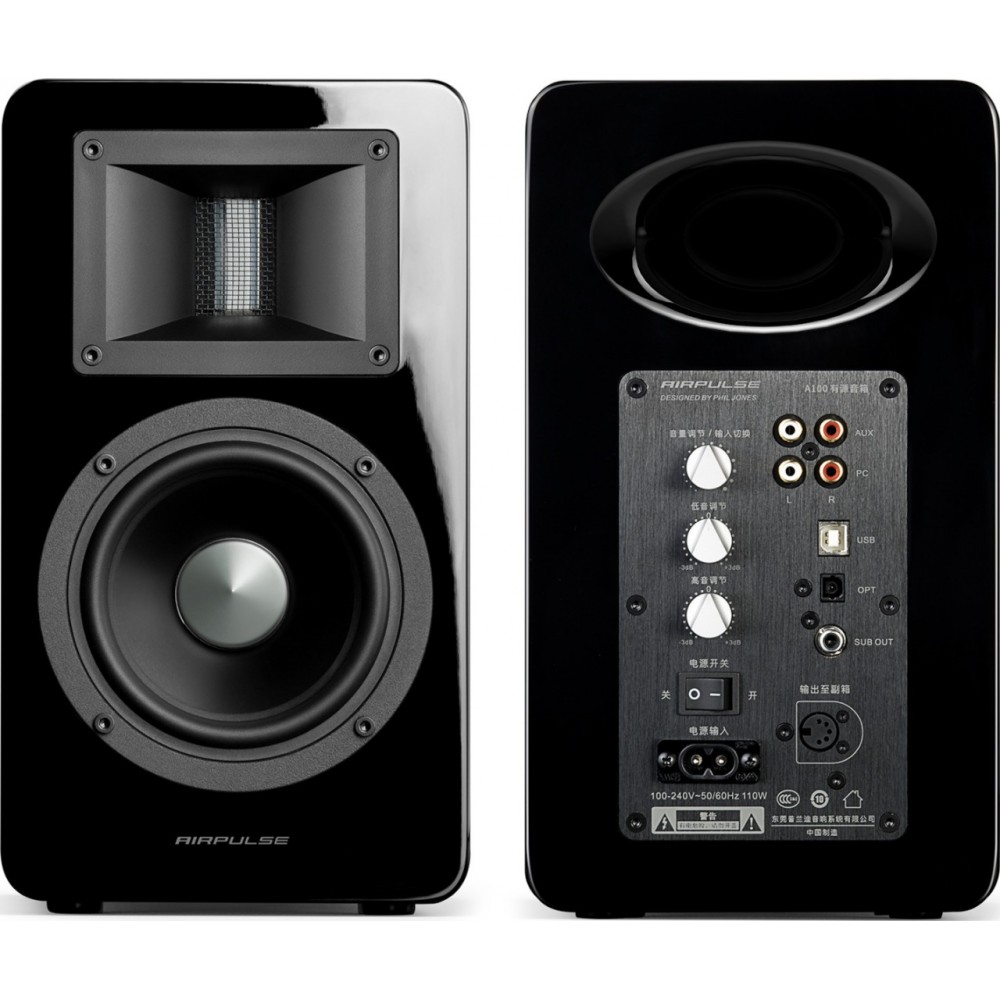 Speaker Airpulse A100 Black by Phil Jones - Black (ΖΕΥΓΟΣ)