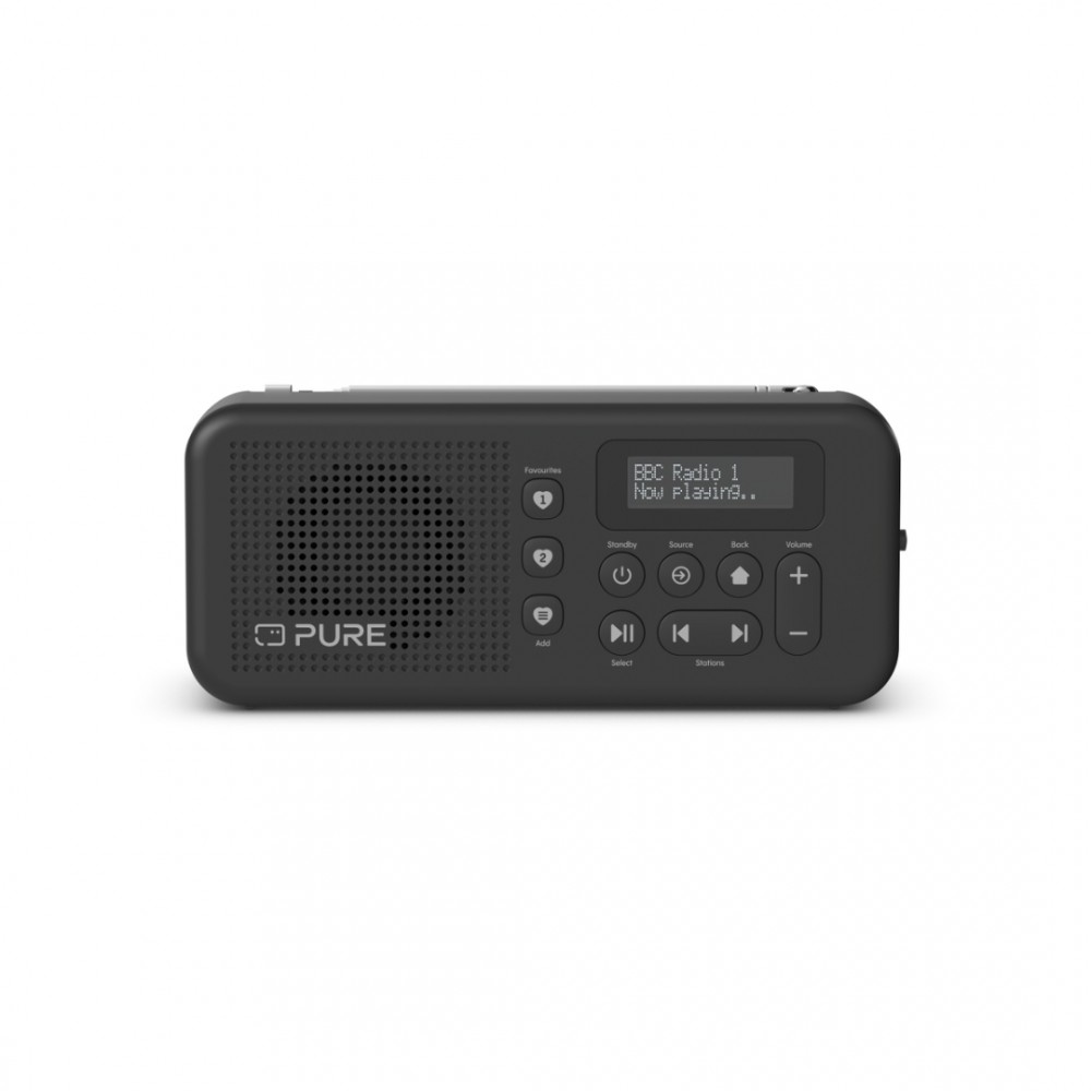 PURE Elan Move φορητό ψηφιακό ραδιόφωνο με DAB+ και Bluetooth, Μαύρο