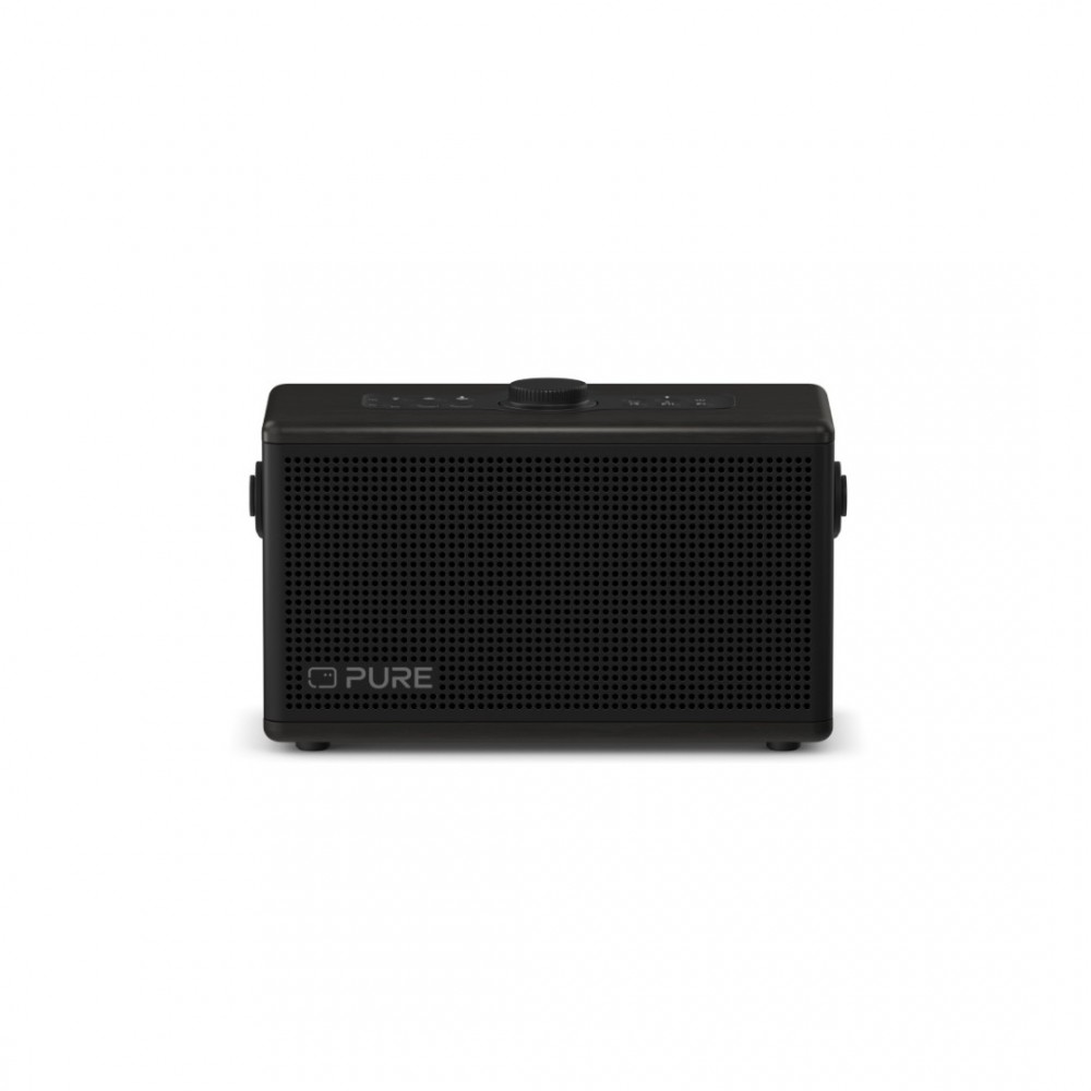 PURE Classic Aura Φορητό Ηχείο Bluetooth με Φωτισμό, Μαύρο