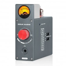 Douk Audio T4 PLUS HiFi Vaccum Tube Phono Preamp for Turntable Stereo Preamp Headphone Amp w/VU Meter