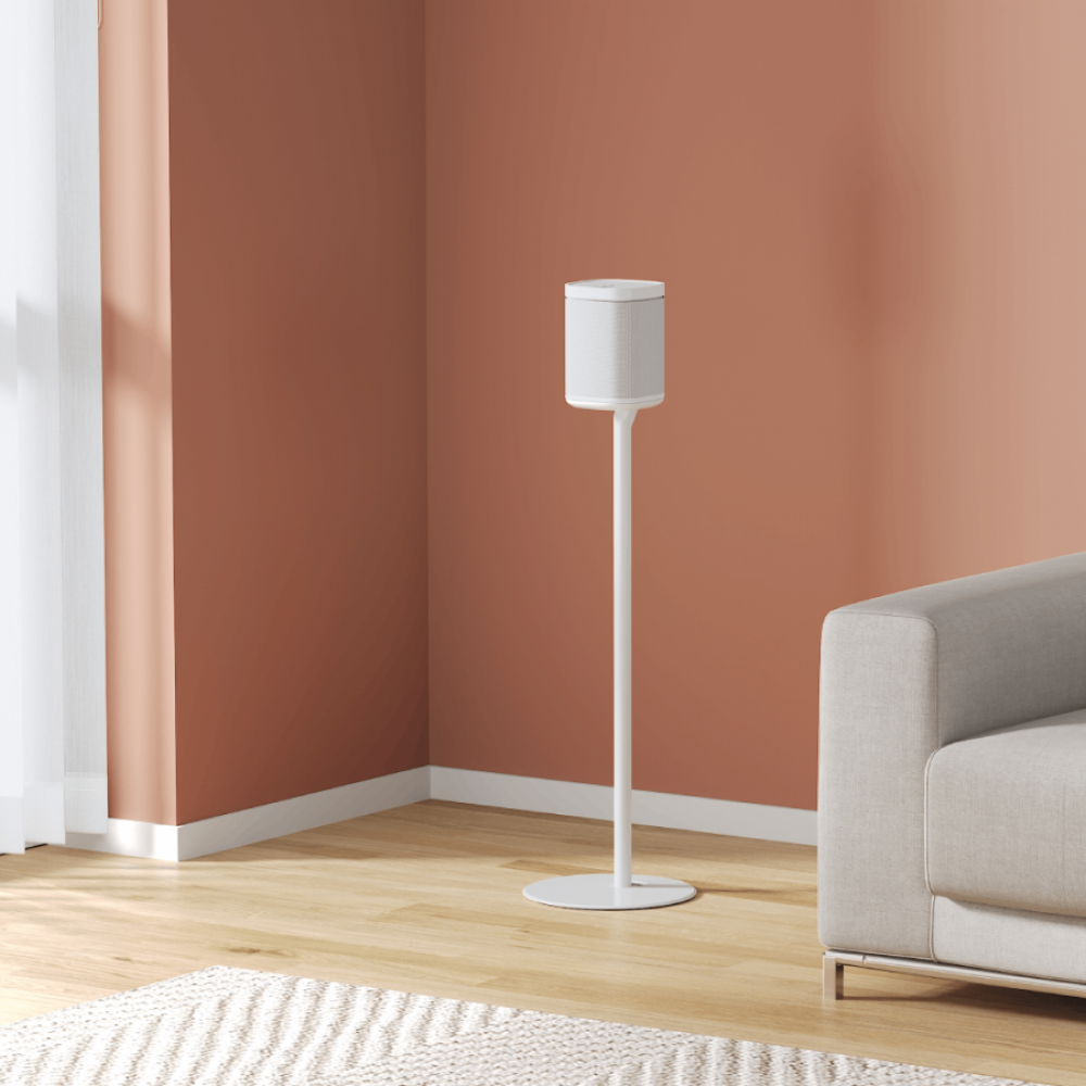 CRYSTAL AUDIO FS1 Floor Stand for Sonos One/OneSL White CRYSTAL AUDIO FS1 Floor Stand for Sonos One/OneSL White