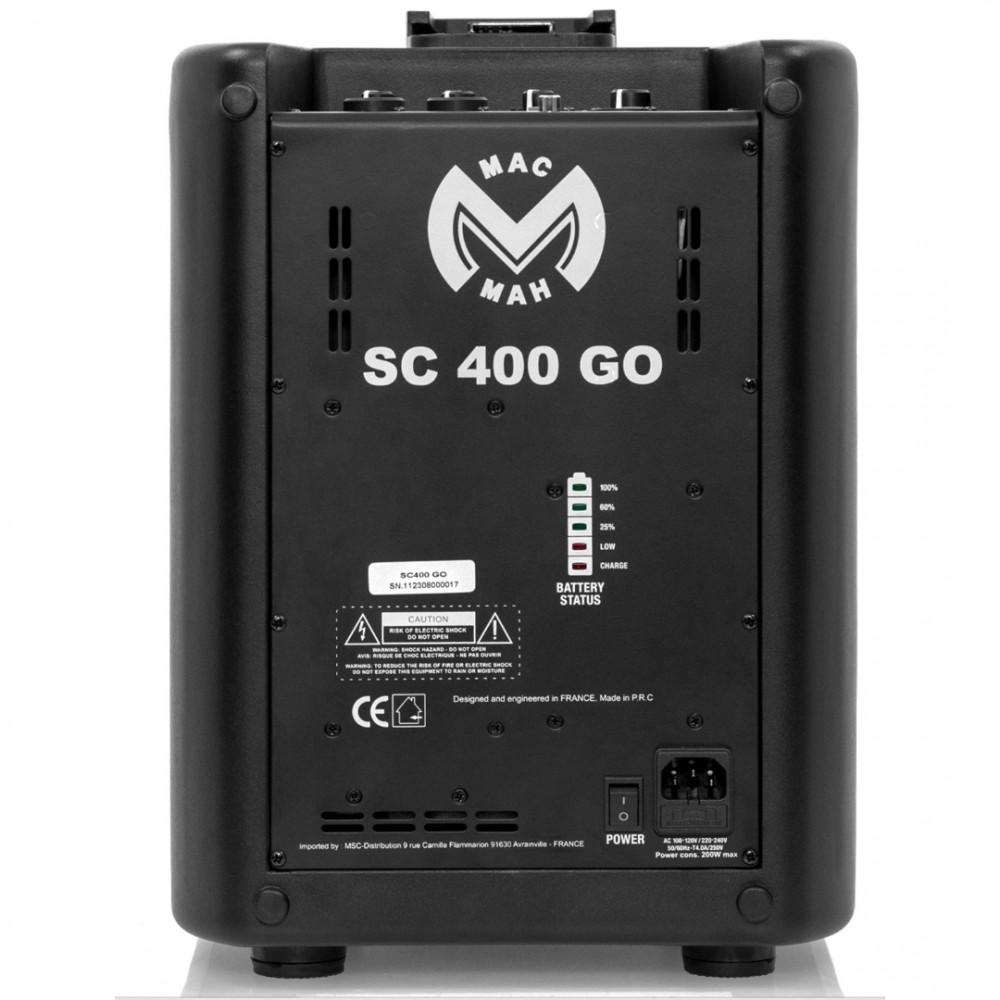 MAC MAH SC400 GO | Αυτοενισχυόμενο Σύστημα Μπαταρίας Column PA με Sub 8