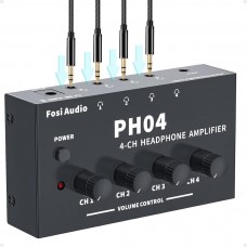 Fosi Audio PH04 4 Channel Headphone Amplifier