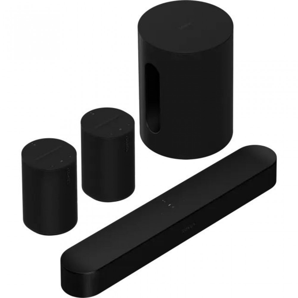 Sonos Immersive set with Beam Gen2+Sub Mini+Era100 (Black) Sonos Immersive set with Beam Gen2+Sub Mini+Era100 (Black)