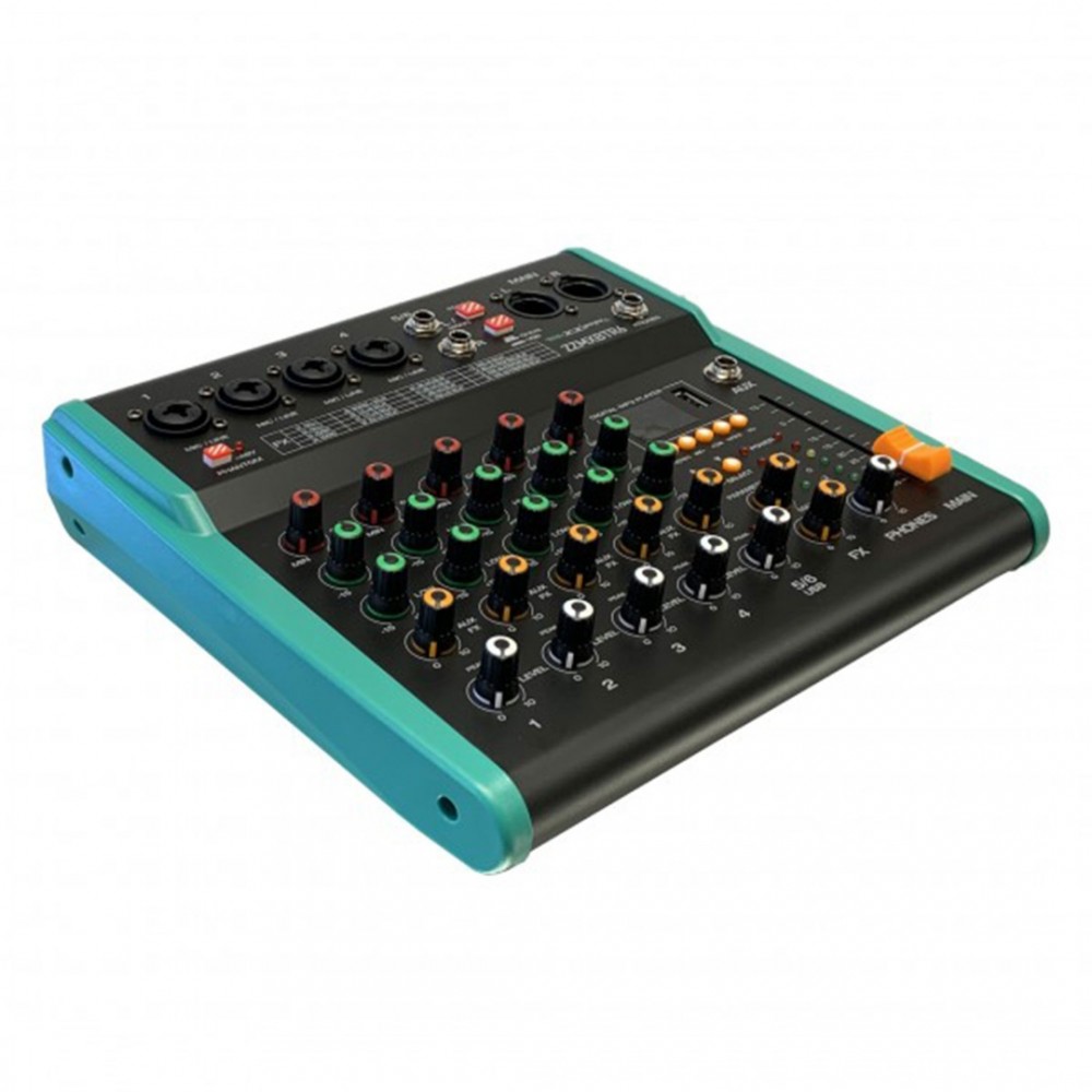 ZZiPP ZZMXBTR6 | Compact Αναλογική Κονσόλα 6 Καναλιών με DSP Multi-Effect & Bluetooth ZZiPP ZZMXBTR6 | Compact Αναλογική Κονσόλα 6 Καναλιών με DSP Multi-Effect & Bluetooth