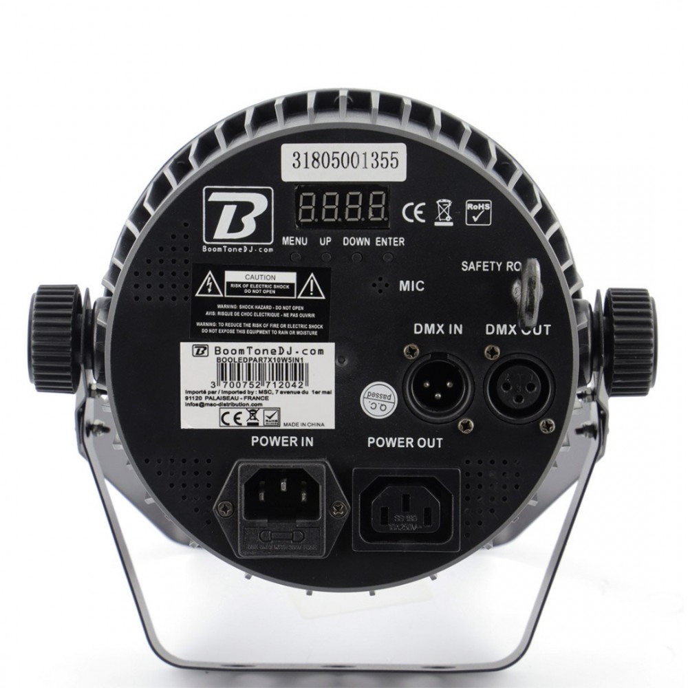 BOOMTONE DJ LEDPAR 7x10W 5in1| Led Par