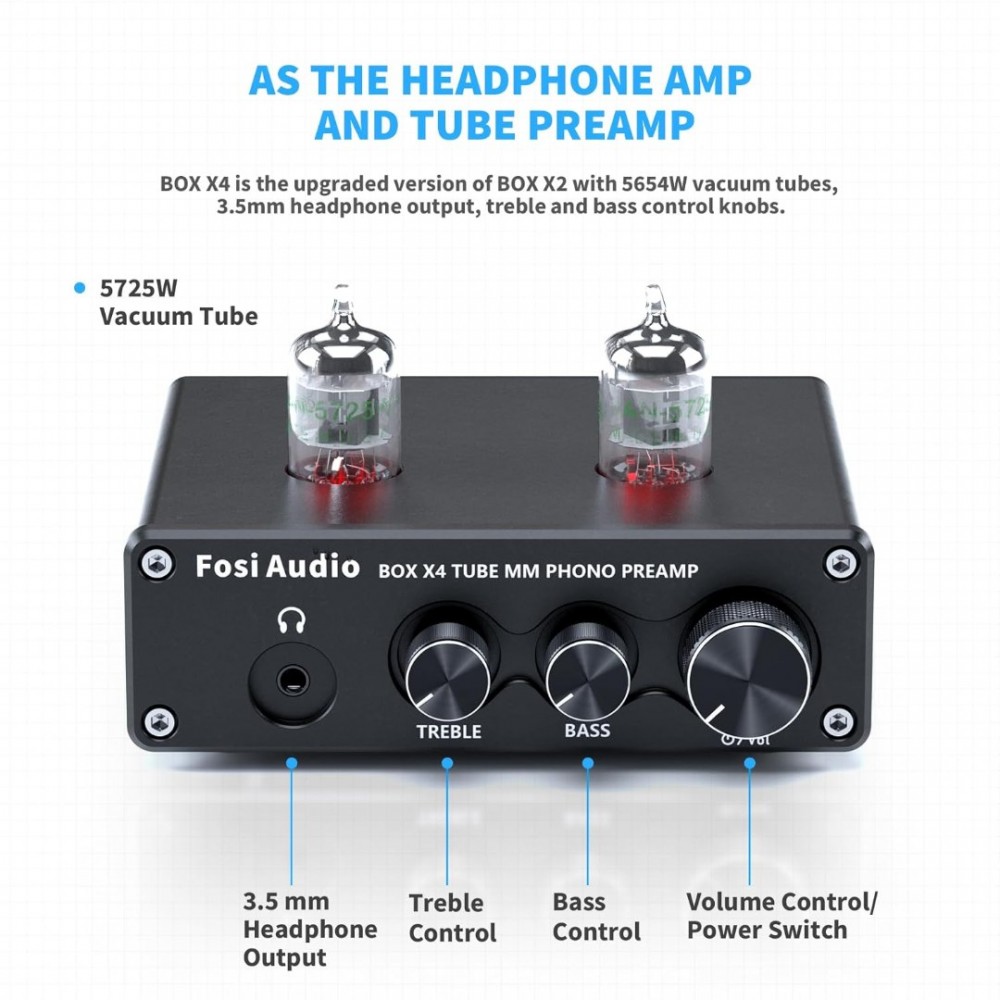 Fosi Audio Box X4 MM Turntable Phono Preamplifier Fosi Audio Box X4 MM Turntable Phono Preamplifier