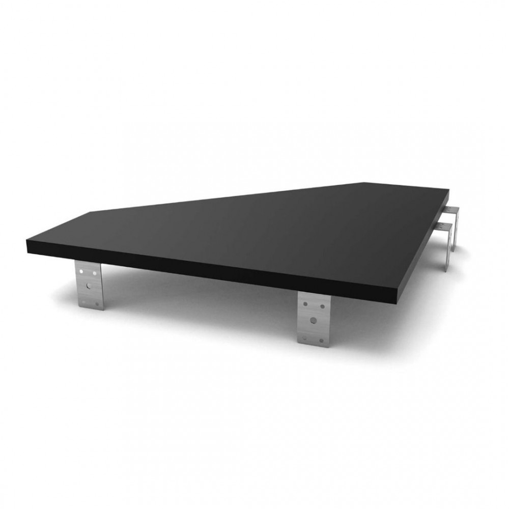 Glorious Modular Side Rack Πρόσθετη Επιφάνεια Σύνδεσης 2 επίπλων - Μαύρο