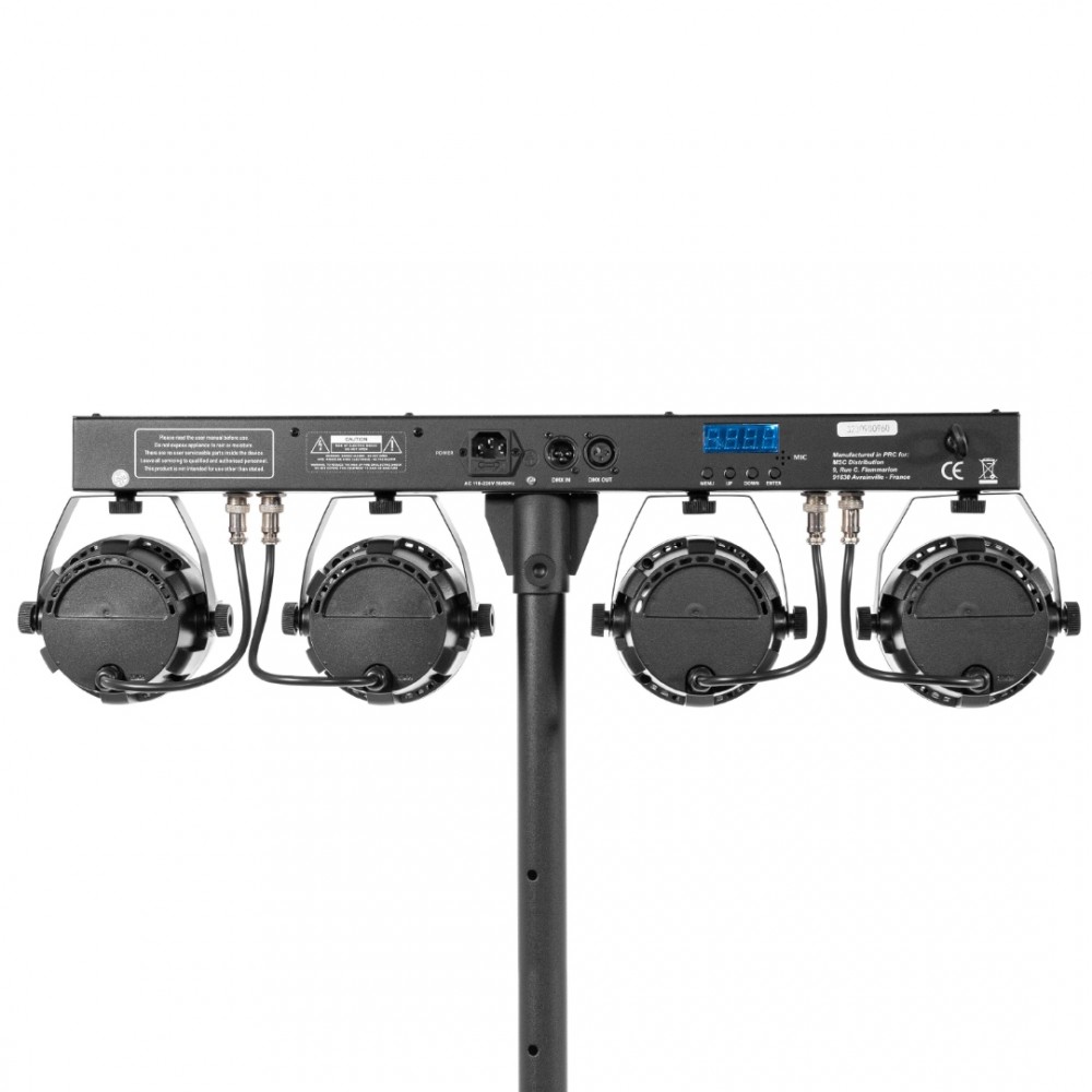 BOOMTONE DJ PARTYBAR CRYSTAL MKII | Μπάρα 4xRGBW Led με Τρίποδο Στήριξης BOOMTONE DJ PARTYBAR CRYSTAL MKII | Μπάρα 4xRGBW Led με Τρίποδο Στήριξης