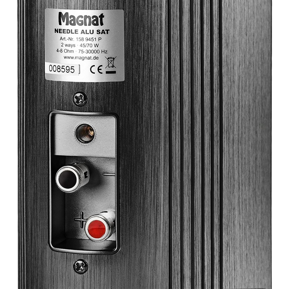 MAGNAT Needle Alu Sat - Black (ΖΕΥΓΟΣ)