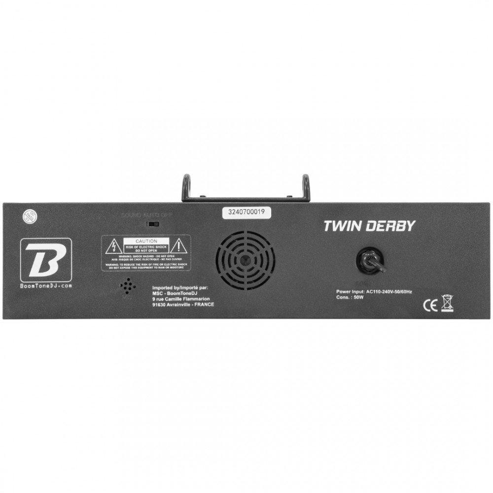 BOOMTONE DJ TWIN DERBY | Μπάρα με 6x4W RGBW Derby Led & 2x3W RGB Wash Led BOOMTONE DJ TWIN DERBY | Μπάρα με 6x4W RGBW Derby Led & 2x3W RGB Wash Led