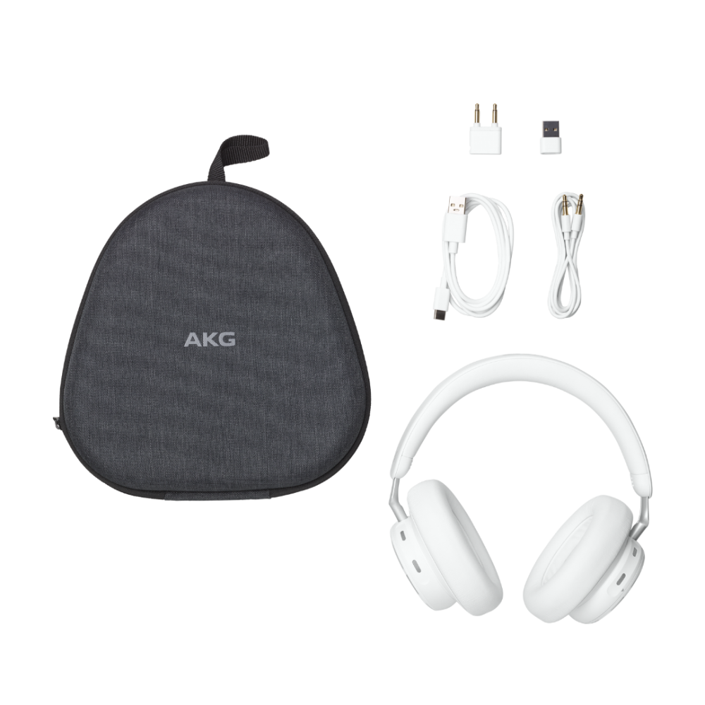 AKG N9 HYBRID Wireless White Ακουστικά με Μικρόφωνο Bluetooth