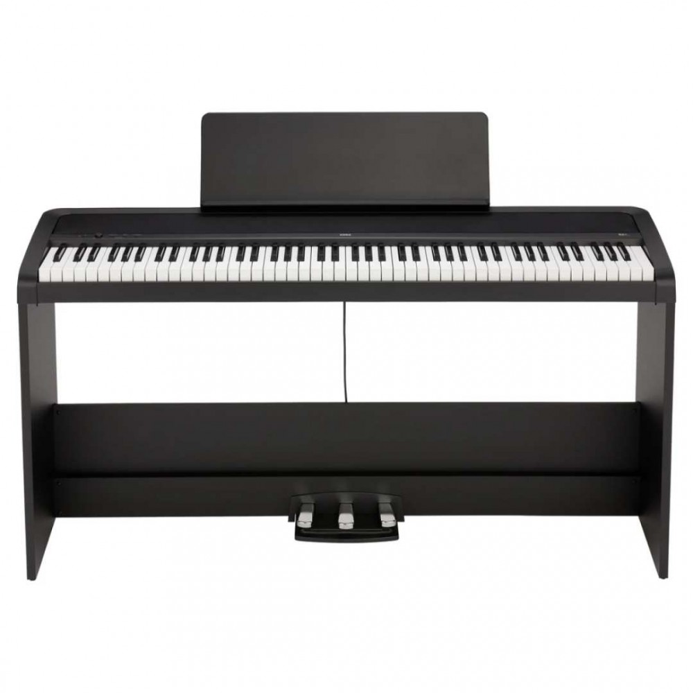 KORG B2+SPBK DIGITAL PIANO 88 KEYS ΜΕ ΒΑΣΗ ΣΤΗΡΙΞΗΣ & 3 ΠΕΤΑΛΙΑ