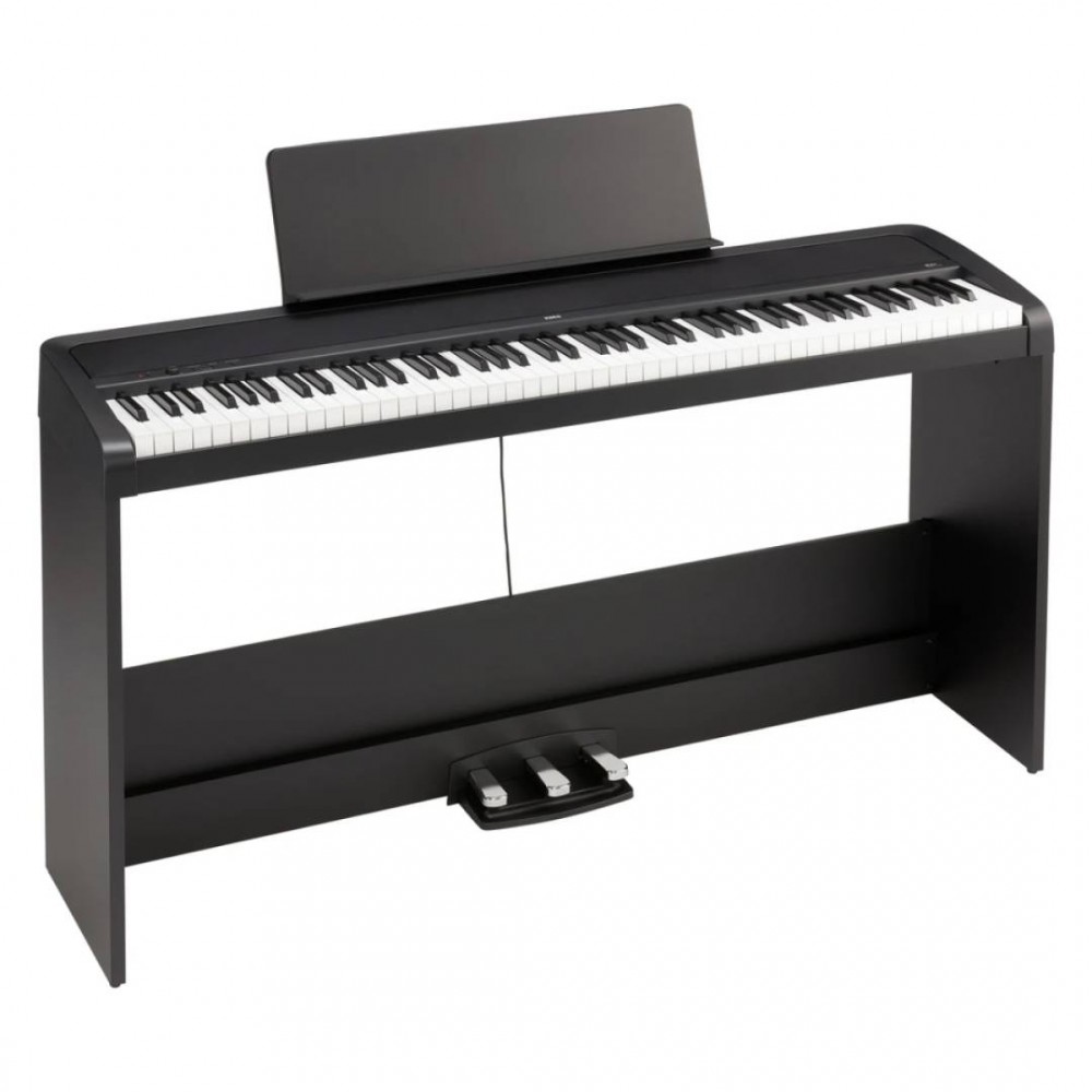 KORG B2+SPBK DIGITAL PIANO 88 KEYS ΜΕ ΒΑΣΗ ΣΤΗΡΙΞΗΣ & 3 ΠΕΤΑΛΙΑ
