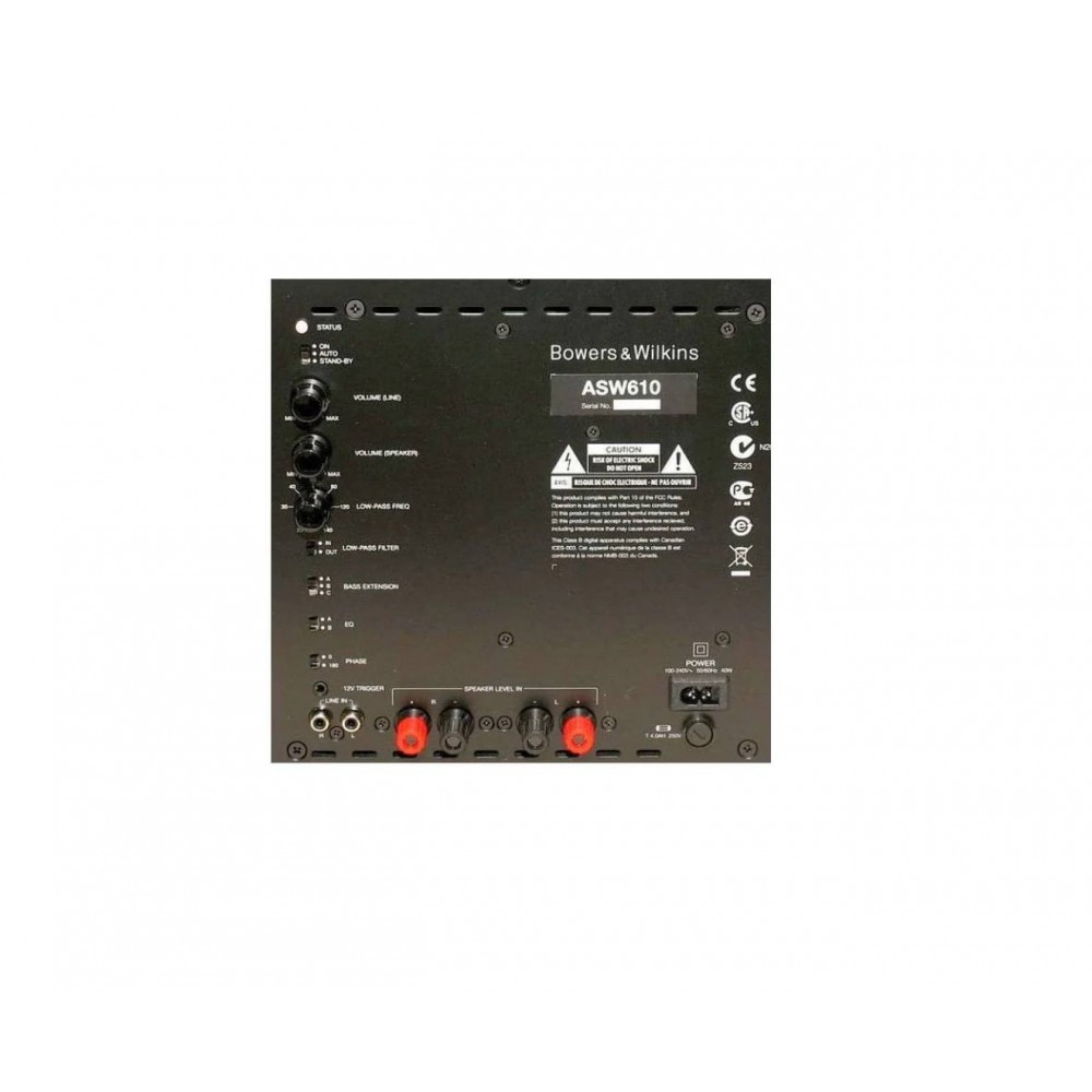 Bowers & Wilkins ASW610 Subwoofer (Black)