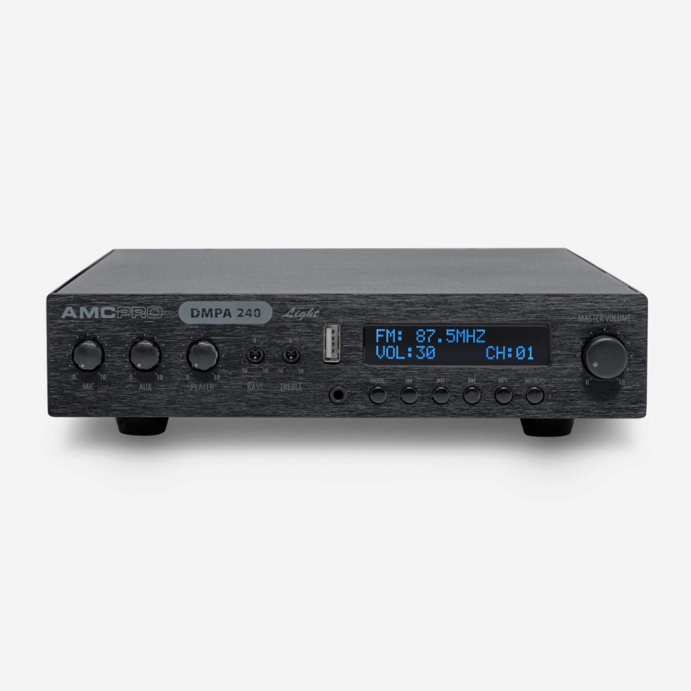 AMC DMPA240L Mini ψηφιακός μίκτης ενισχυτής AMC DMPA240L Mini ψηφιακός μίκτης ενισχυτής