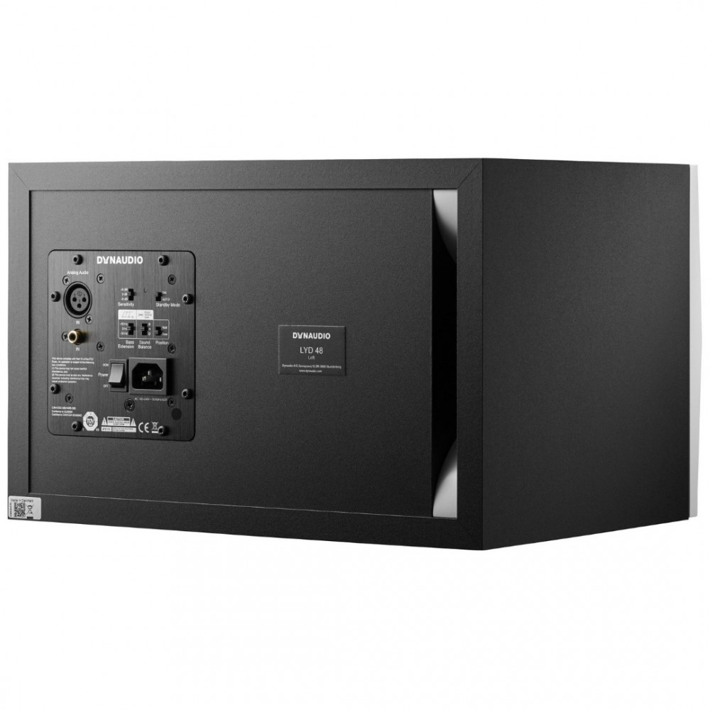 DYNAUDIO LYD-48-Left-White Αυτοενισχυόμενο Ηχείο Studio Monitor Αριστερό Λευκό (Τεμάχιο)