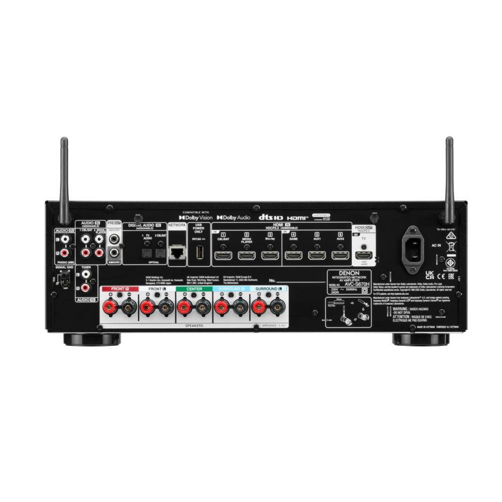 DENON AVC-S670H BLACK